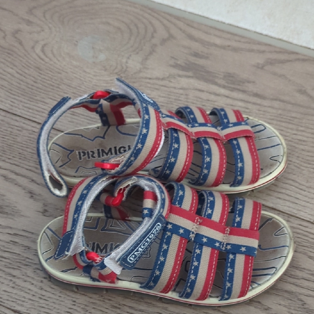 Primigi Kids Sandals - Red, Blue, and White